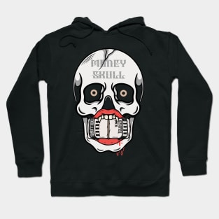 Money and skull Hoodie